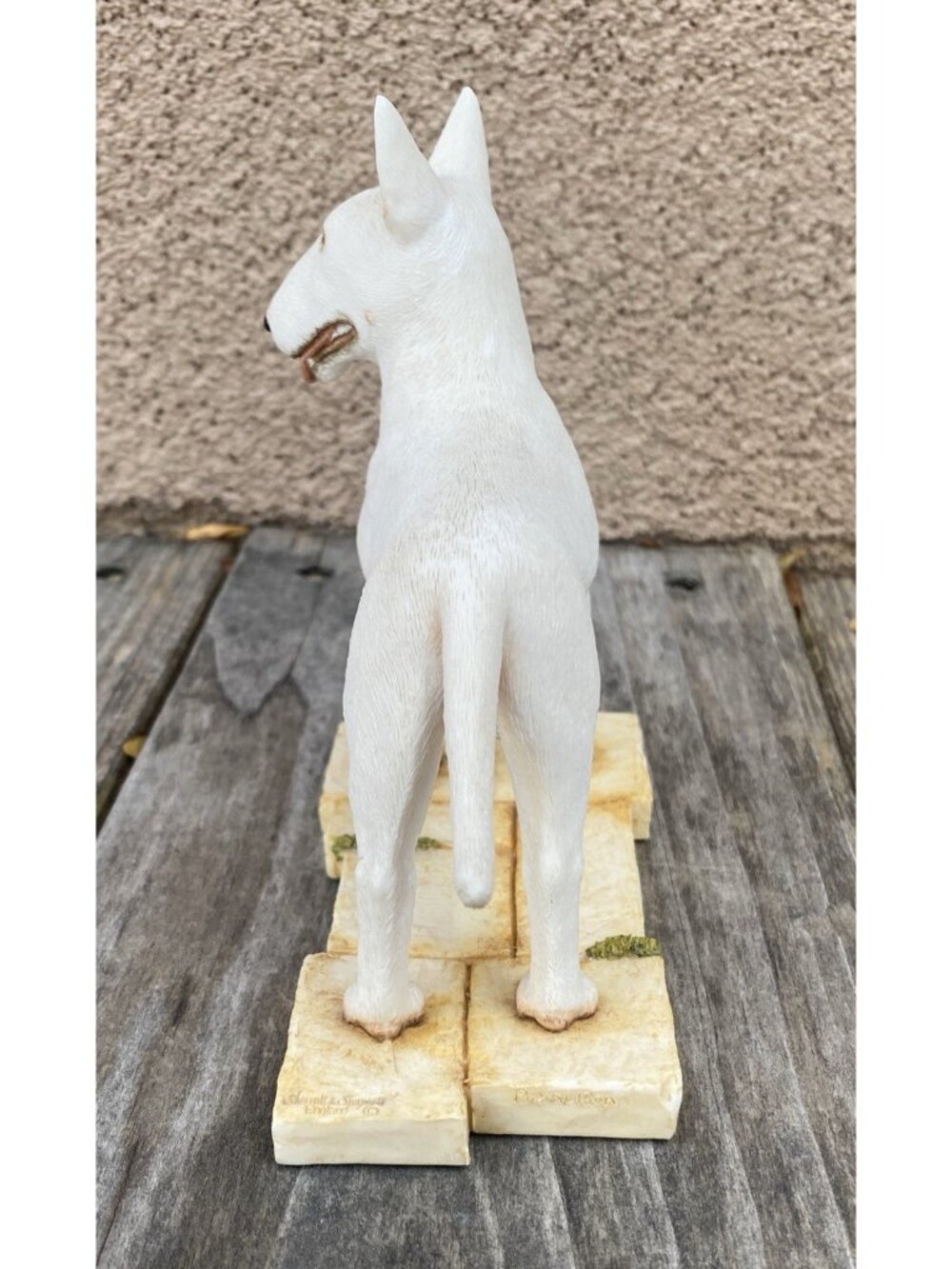 Sherratt & Simpson Standing Bull Terrier (GW522) Dog Figurine Signed - Picture 6 of 9